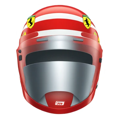 ferrari f1 helmet sticker