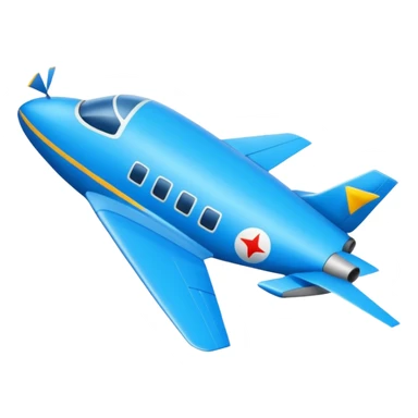 Créame un emoji que sea la función de estos dos y que el avión esté adentro 🔺✈️ sticker