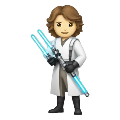 a secourist with a lightsaber sticker