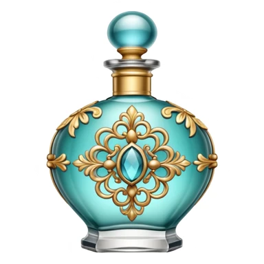bottle of perfume exquisite large takes all the space sticker