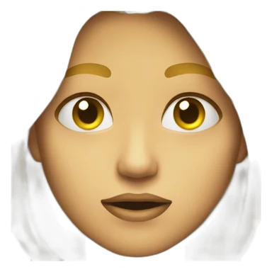 Yellow contempt face emoji non human sticker