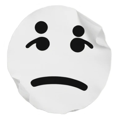 Dot on a piece of paper sticker