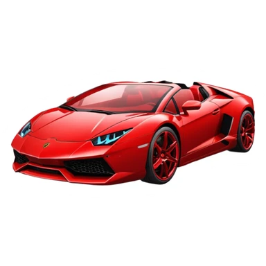 lamborgini emoji text sticker