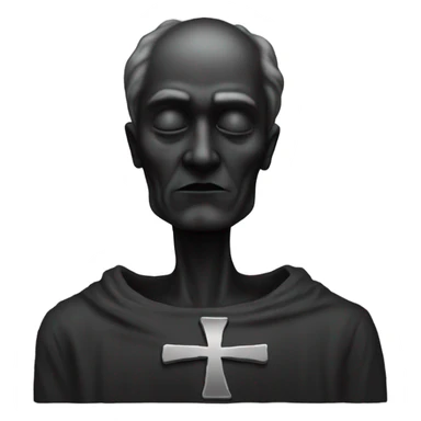 a black grave with the inscription R i P in silver sticker