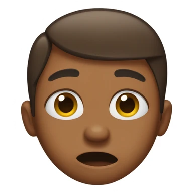 Face palm brown sticker