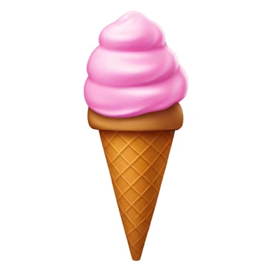 ice cream cone that’s pink with a lollipop in it sticker