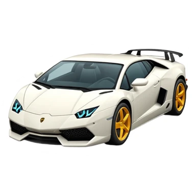 lamborgini text sticker