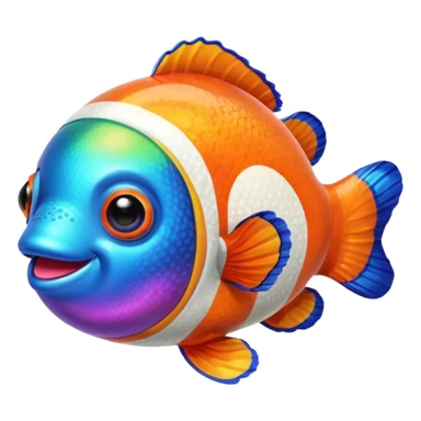 Ball of Goo of Rainbow Clownfish  sticker