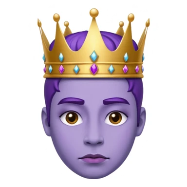 Purple royalty sticker