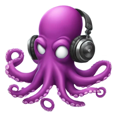 DJ Octopus sticker