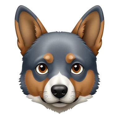 Blue heeler German shepherd mix sticker