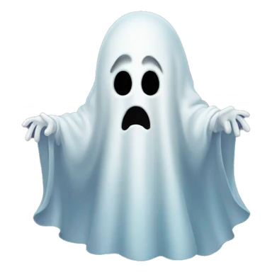 Creepy ghost sticker