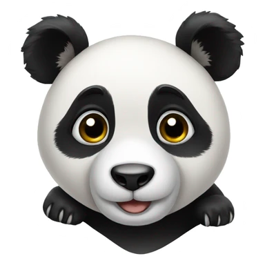 Panda qui envoi des bisous sticker