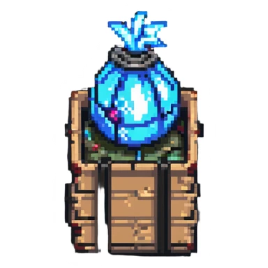 2d power up crate with bomb sticker