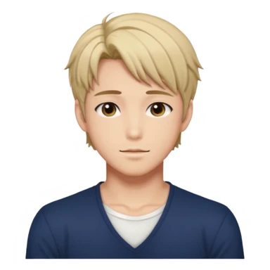 Cute Sexy Handsome Attractive Romantic Shoujo-Anime-style semi-realistic gentleMan   sticker