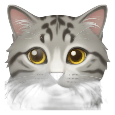 像猫 长发 绿眼睛 sticker