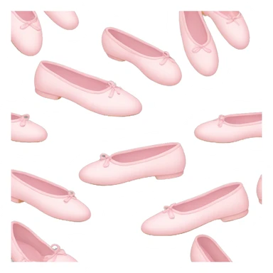 Pastel pink ballet shoes  sticker