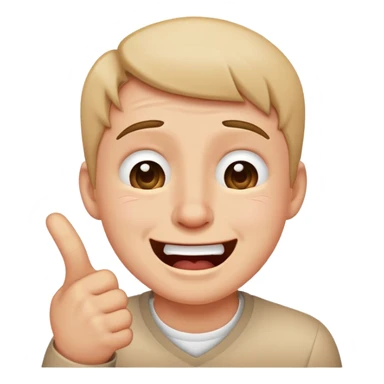 Crying laughing pointing at you sticker