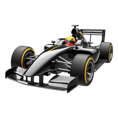 formula 1 black sticker