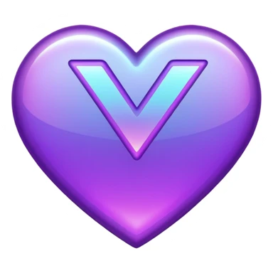 holographic purple checkmark sticker