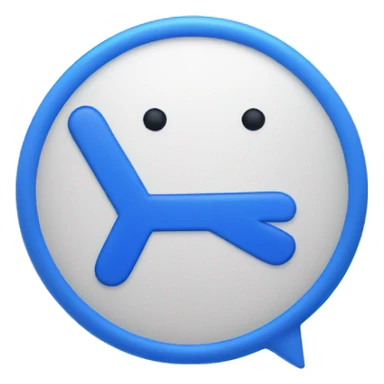 A white tick in a blue circle sticker