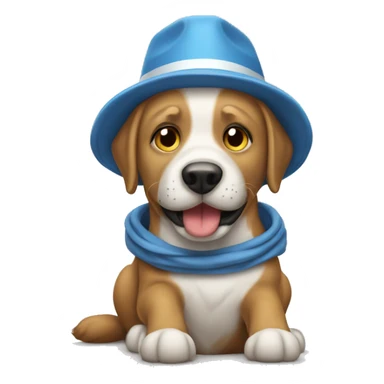 Un perro mandando a callar  sticker