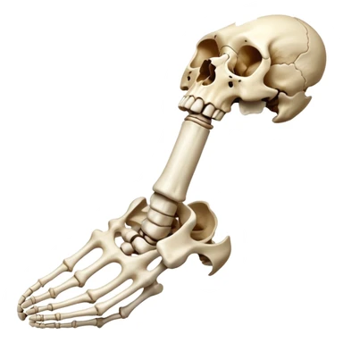 Hueso coxal y articulacion de la cadera sticker