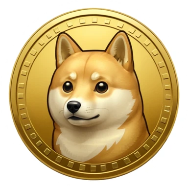 dogecoin crypto sticker