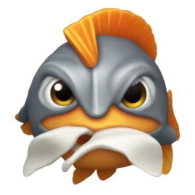 Viking goldfish sticker