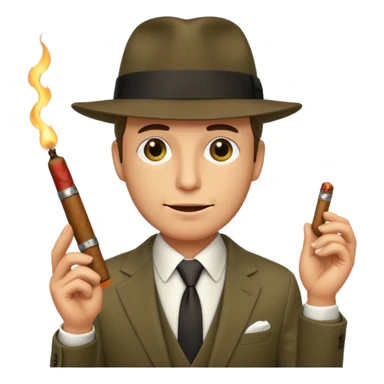Mafia man sticker