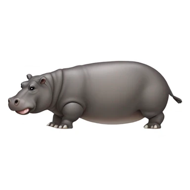 Pygmy Hippo sticker