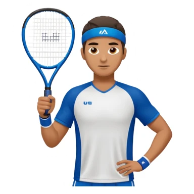 padel player latino sticker