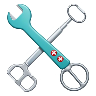 crossmark from hospital tools sticker