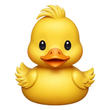 Silly duck sticker