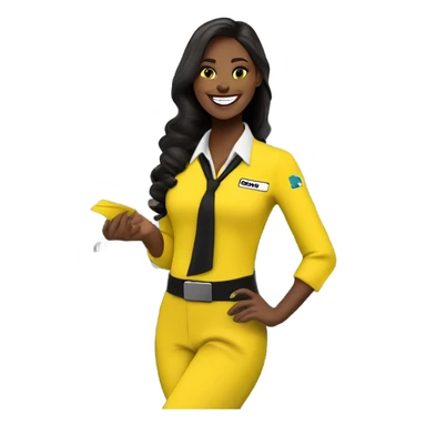 Spirit airlines flight attendant  sticker