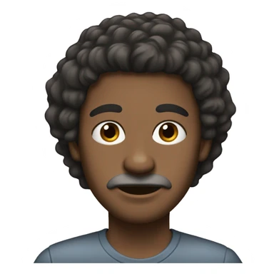 Hombre pelo negro, mujer pero castaño y rizado y perro gris sticker