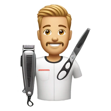 BARBER CLIPPERS sticker