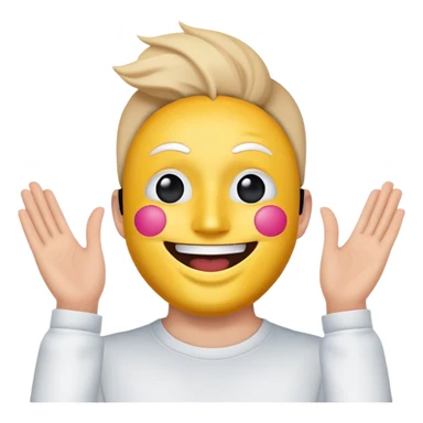 TikTok happy emoji sticker