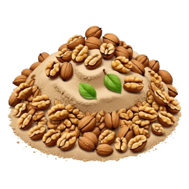 powdered walnuts sticker