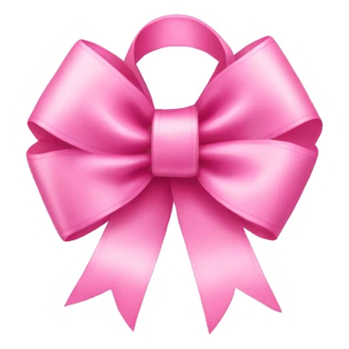 Pink ribbon bow  sticker