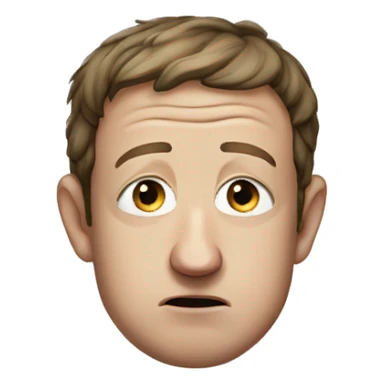 mark zuckerberg sad sticker