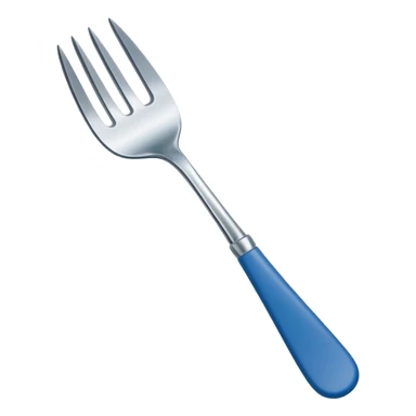 blue-handled oyster fork sticker