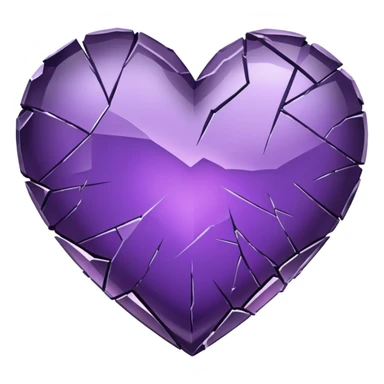 Broken Purple Heart  sticker