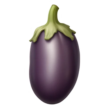 Skin colored egg plant sticker