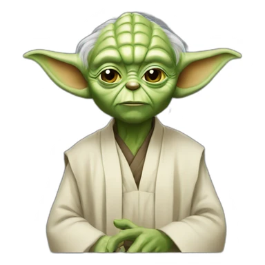 yoda business  sticker