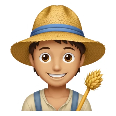 Ruffy macht den rasenschuriken sticker