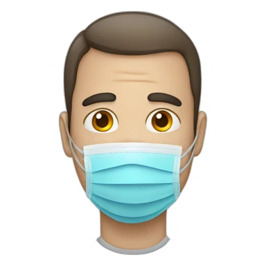 sick man with Nasal Discharge sticker