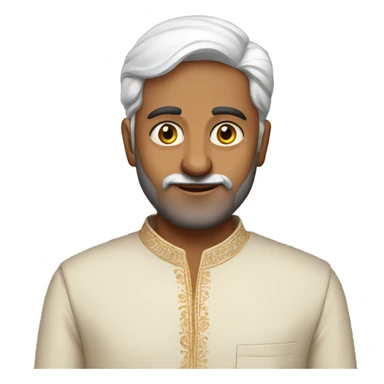 Indian man in kurta pajama ful sticker