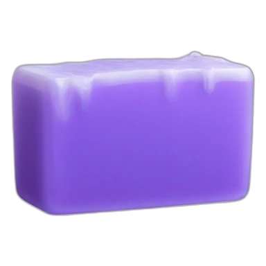 purple bar of soap sticker