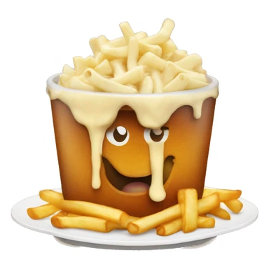 Poutine qui mange une poutine  sticker